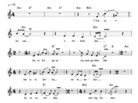 musikalische Transkription: Tunjariko sas